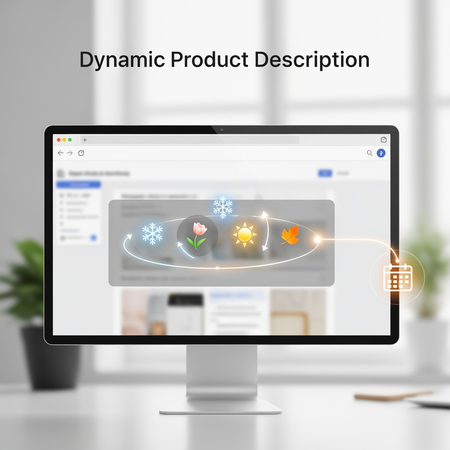 Sekcja "Dynamiczny Opis Produktu" (Miesiąc/Sezon) dla Shopify - zdjęcie 1 - seo audyt